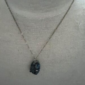 Sparkly geode druzy necklace pendant